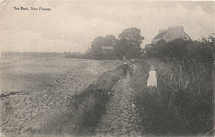 c1910 view of New Passage - Click on picture for 2004 view