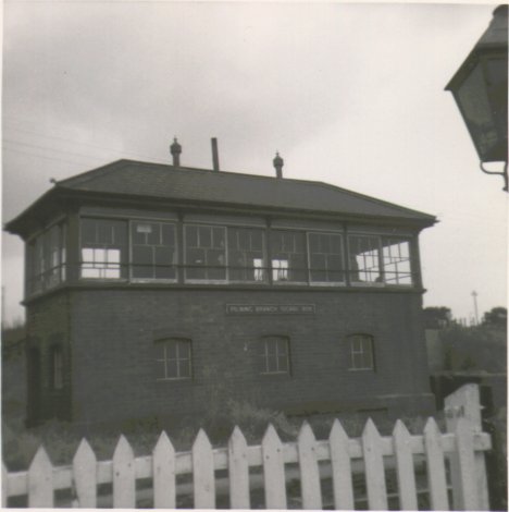 Pilning station branch line signal box